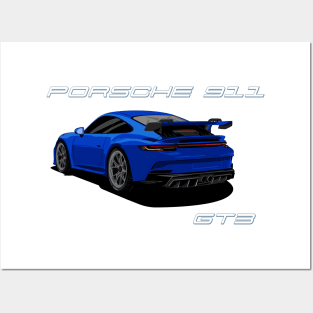 Porsche 911 GT3 T-Shirt Posters and Art